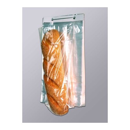 Lk Packaging Co Extruded Bottom Gusset Poly Bags On Wicket Dispenser, 9"W x 28-1/2"L, .8 Mil, Clear, 1000/Pack P8F0928+3BGW